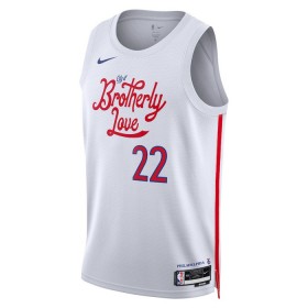 Camiseta Hombre NBA Philadelphia 76ers Matisse Thybulle 22 2022-23 Nike City Edition Blanco Swingman